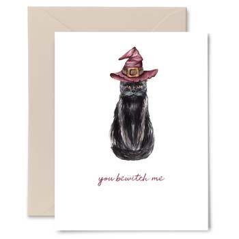 You Bewitch Me Halloween Card