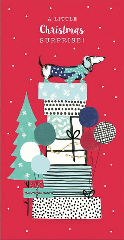 Dogs and Gifts Holiday Money Card