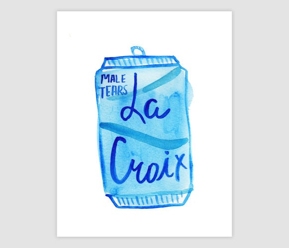 Male Tears La Croix Print (8.5" x 11")