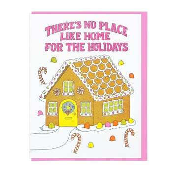 Home for the Holidays Gingerbread House Card
