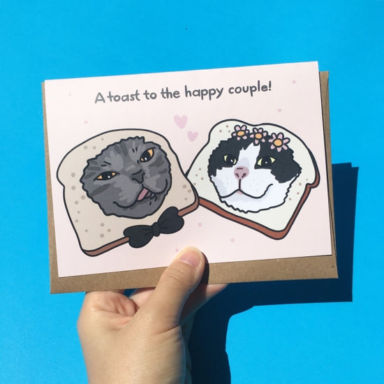 Toast Cat Card