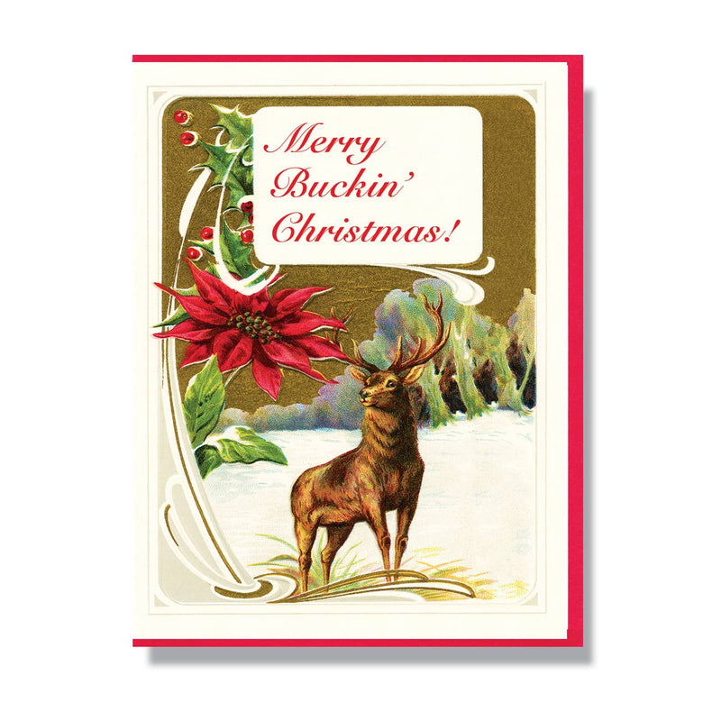 Merry Buckin' Christmas Card - Boxed Set