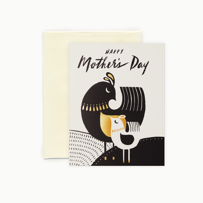 Mid Century Birds Mother’s Day Card