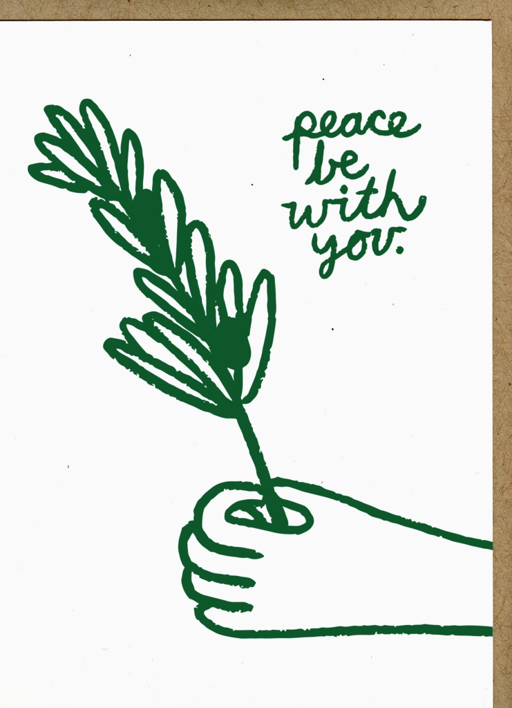 Peace Be With You Holiday Card