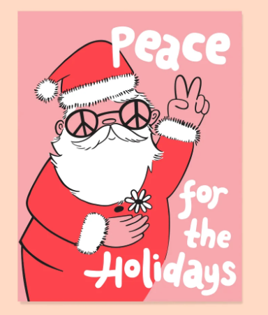 Peace Santa Boxed Cards