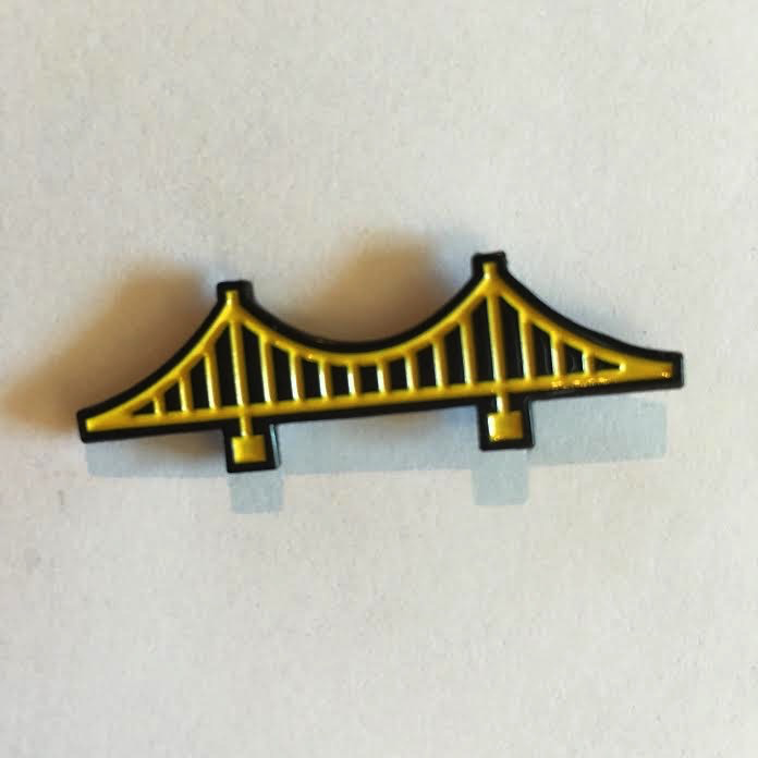 Bridge Enamel Pin