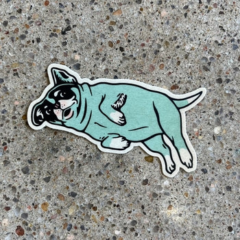 Shy Doggo Sticker