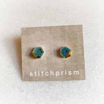 Studs - Tiny Geometric - Gold (Shipwreck)