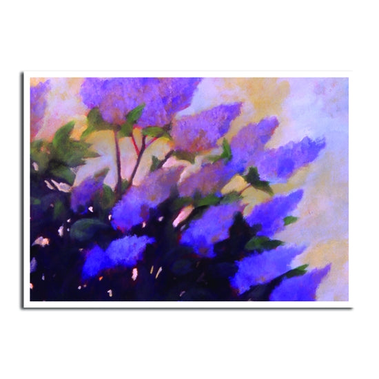 Lilacs At Dawn Sympathy Card