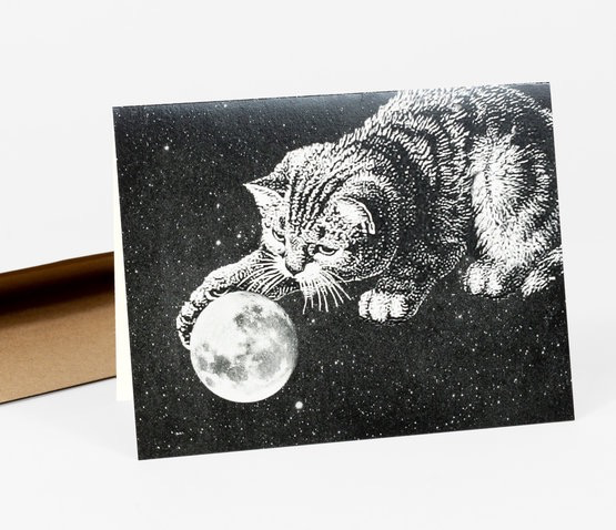 Moon Cat Card