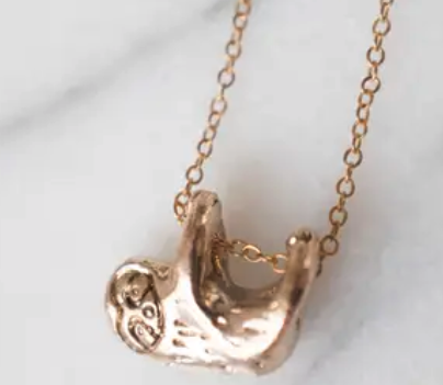 Bronze Sloth Necklace