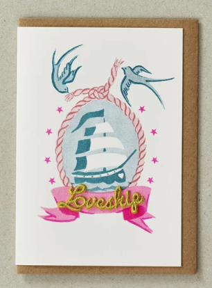 Loveship Embroidered Patch Card