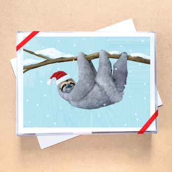 Slothmas Boxed Holiday Cards