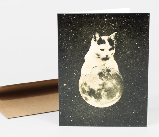 Moon Cat Card #2