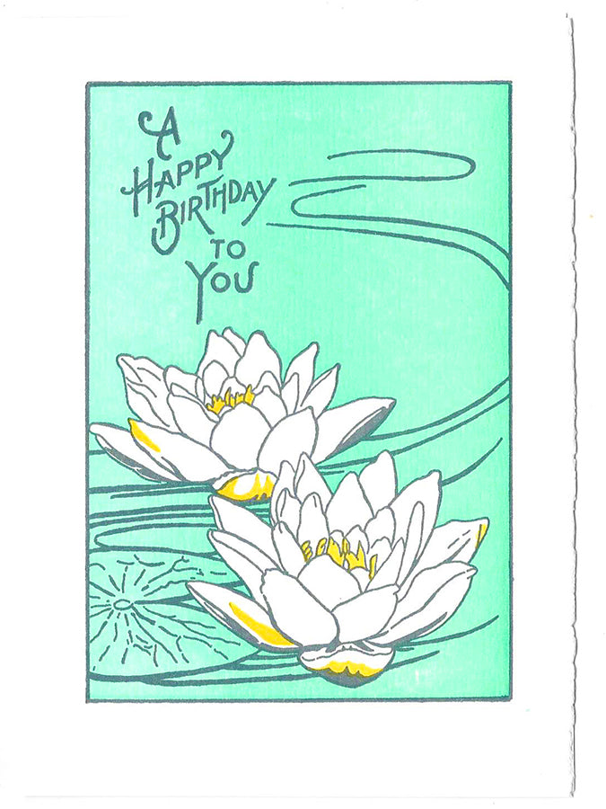 Golden Pond Birthday Card