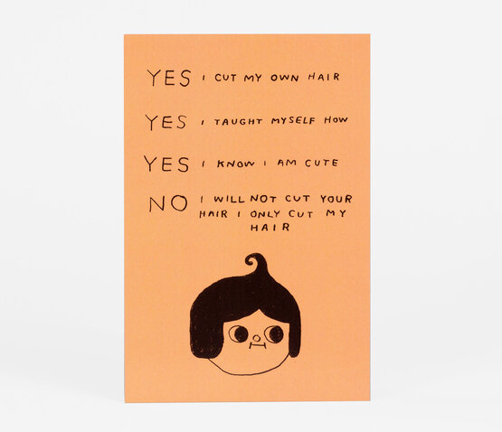 Hiller Goodspeed - Yes Yes Yes No Postcard