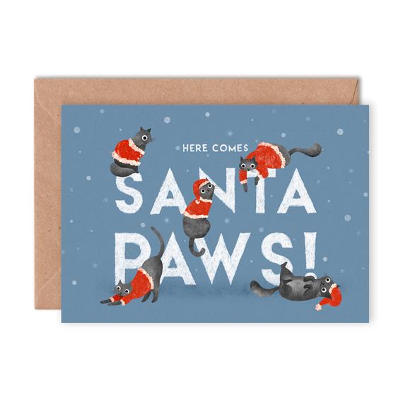 Santa Paws Holiday Card