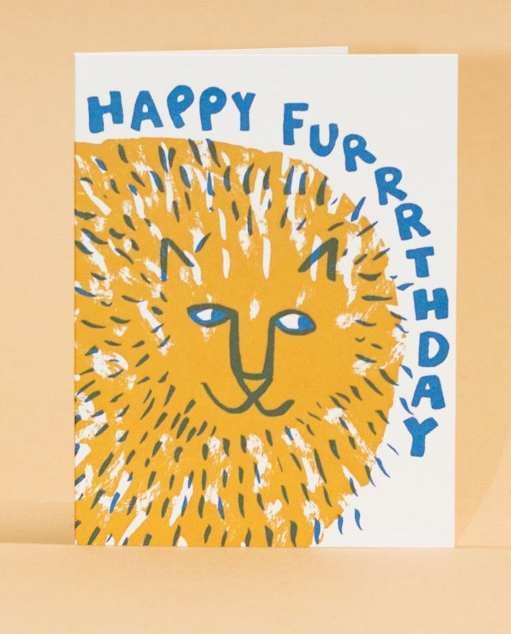 Happy Furrrthday Card