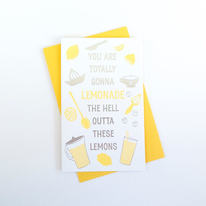 Lemonade Encouragement Card