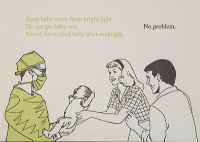 Gremlin Baby Card