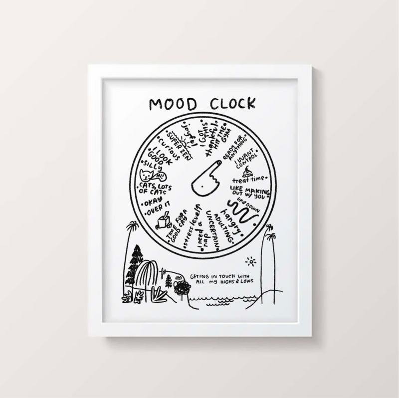 Mood Clock Print