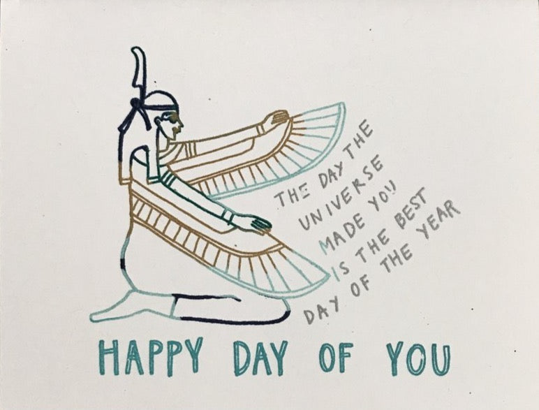 Happy Day of You Birthday Card