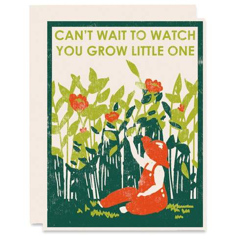 Watch You Grow Baby Card