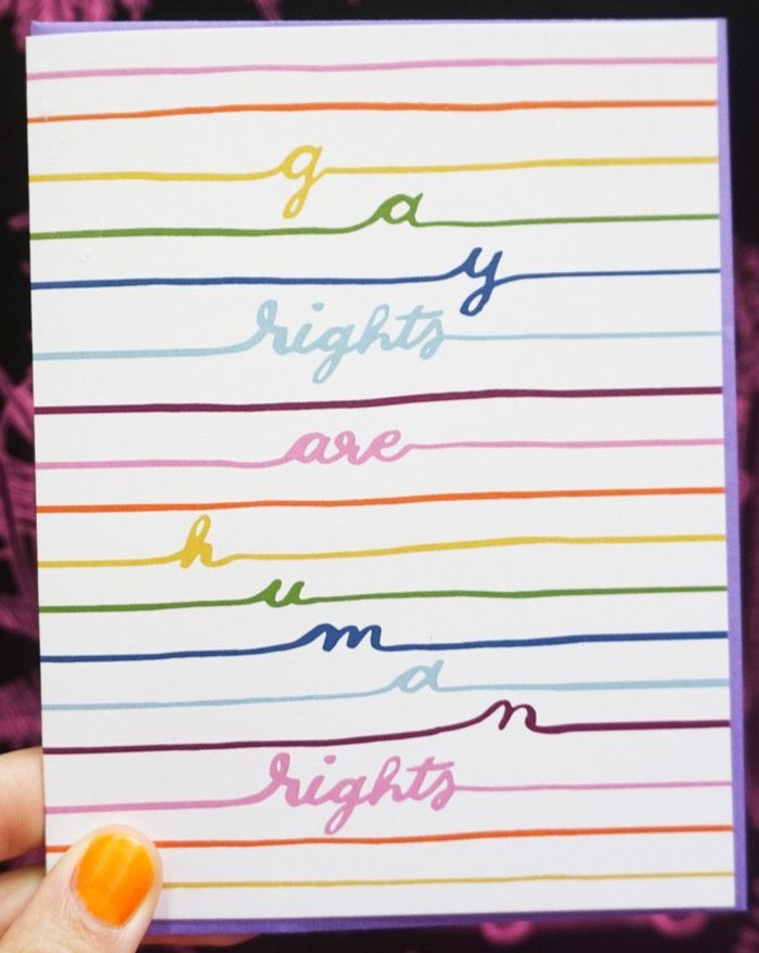 Gay Rights Card