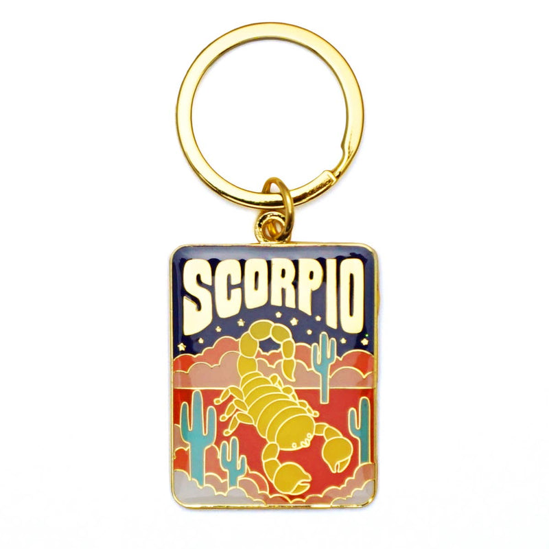 Scorpio Zodiac Keychain