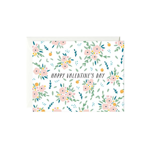Happy Valentine's Day Bouquet Card