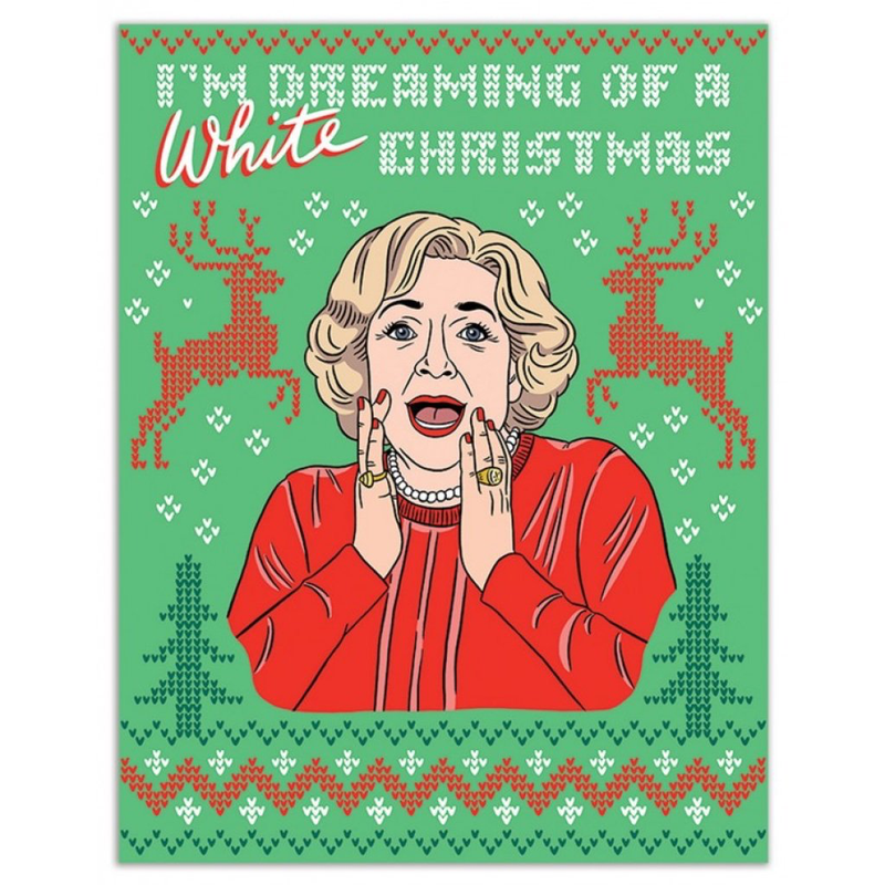 A (Betty) White Christmas Card