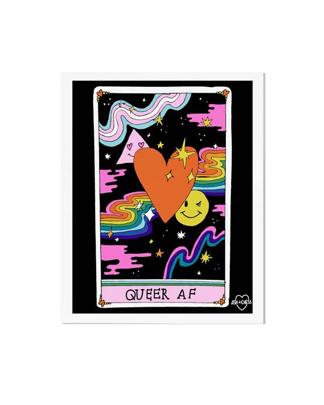 Queer AF Tarot Card