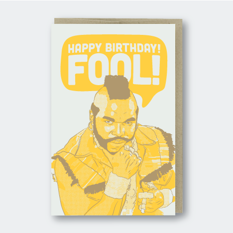 Happy Birthday Fool Card