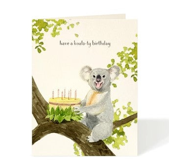 Koala Tree Birthday Card