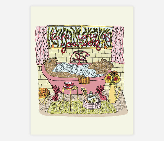 Molly Kat Clasen - Bear Bath Print