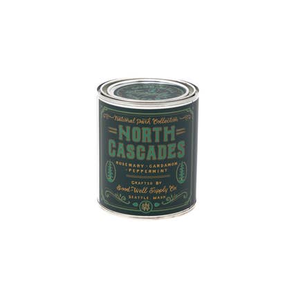 North Cascades Wood Wick Soy Candle (8oz)