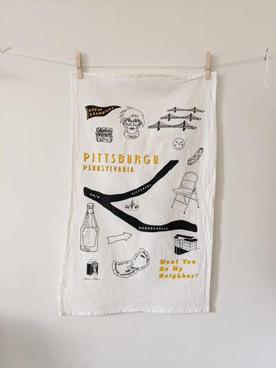 Pittsburgh Tea Towel