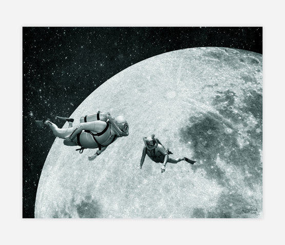 Deep Space Divers Print (8x10)
